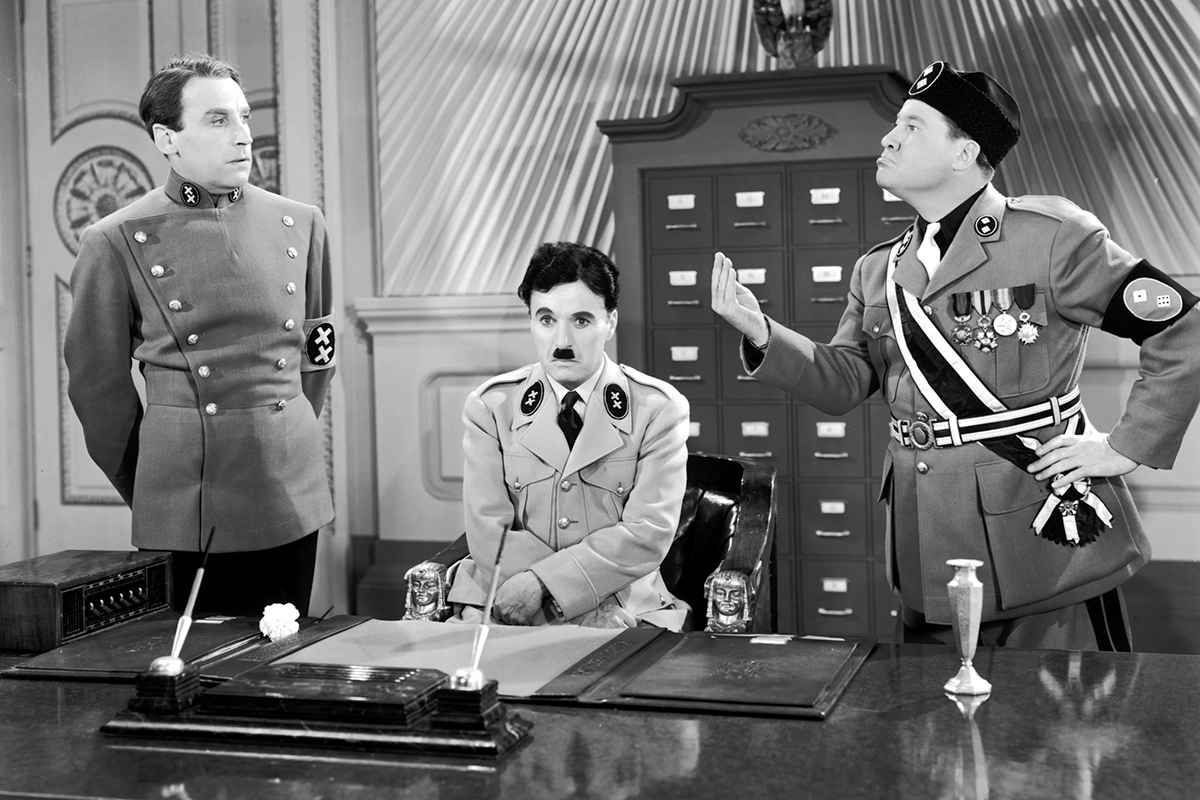 <p>Кадр из фильма &laquo;Великий диктатор&raquo;, 1940 год</p>