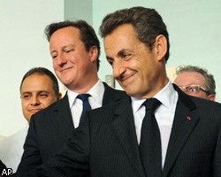 Н.Саркози и Д.Кэмерон обещали Ливии помочь в поимке М.Каддафи