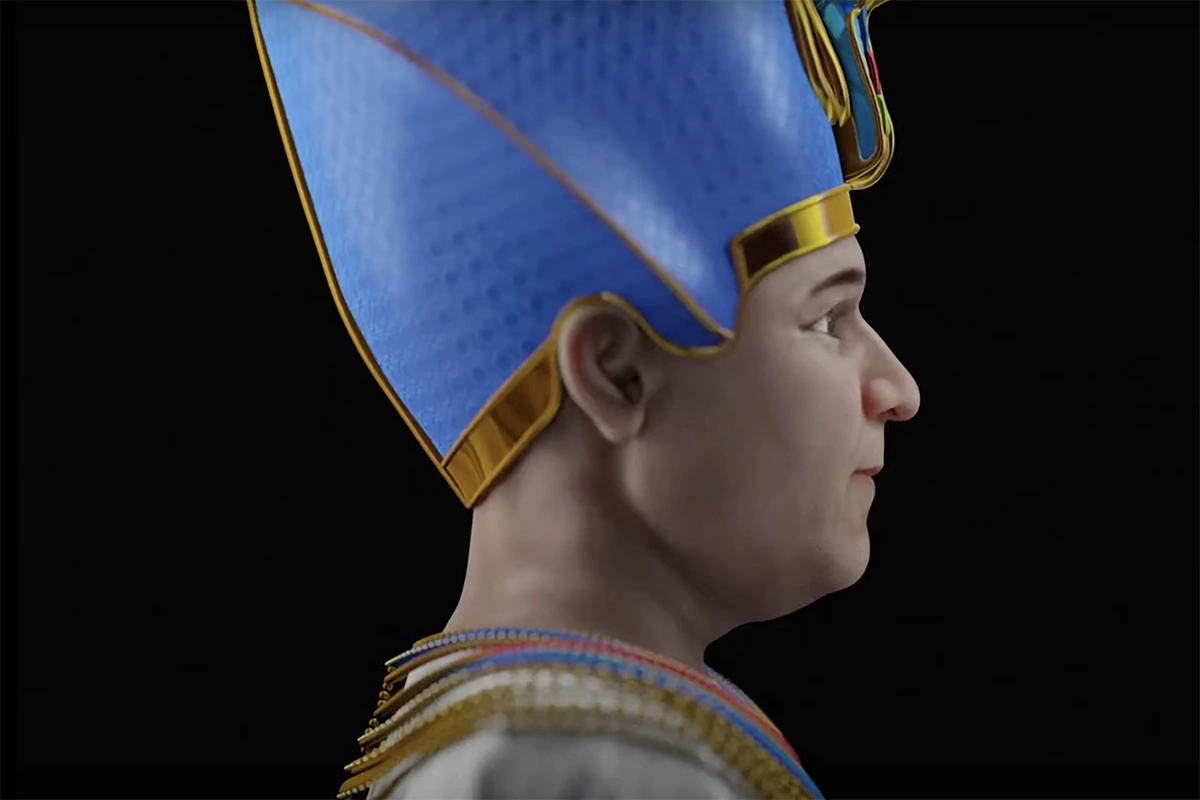 <p>Реконструкция внешности древнеегипетского фараона Аменхотепа III</p>