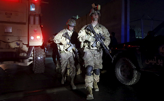Американские солдаты в Афганистане, 4 января 2016 года