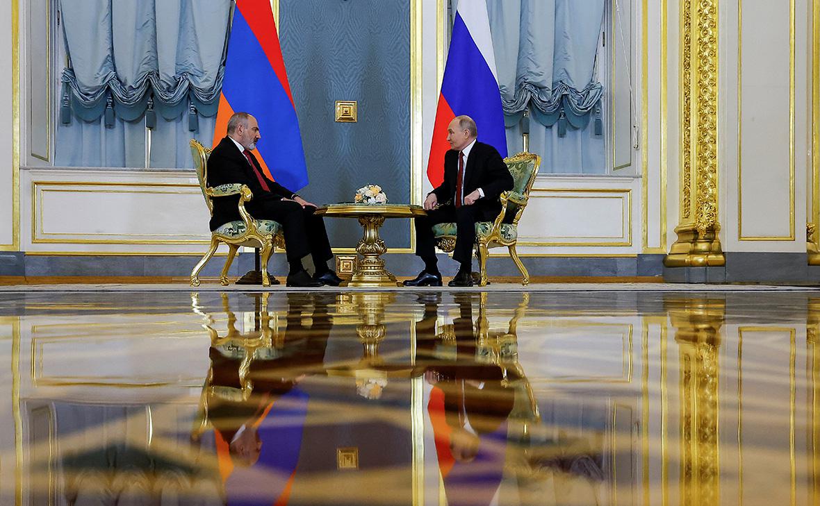 Путин заявил о рекордном товарообороте с Арменией