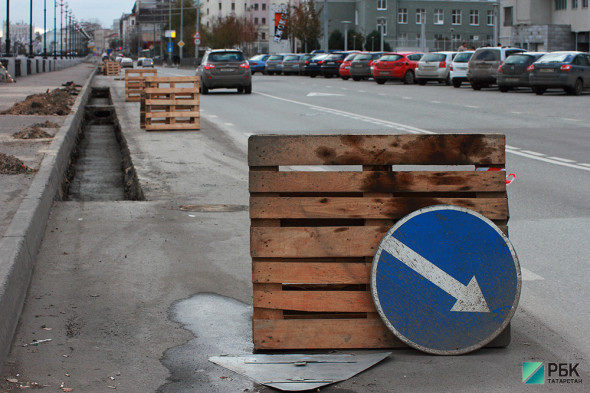 На Горьковском шоссе завершена заливка одного из подземных переходов