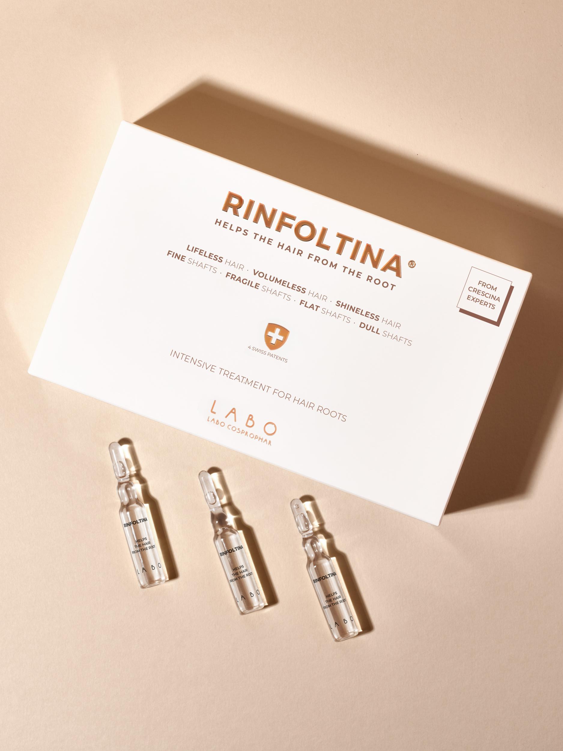 Интенсивное концентрированное средство в ампулах Rinfoltina, Crescina