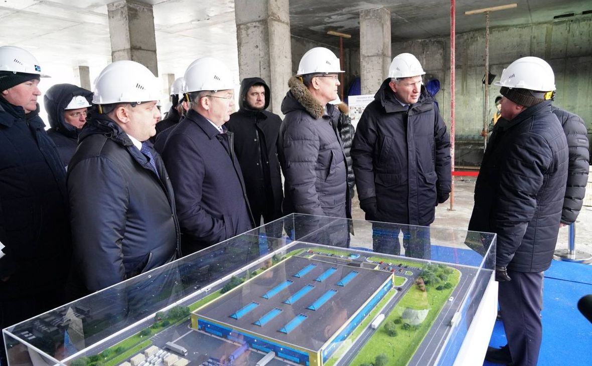 Площадку будущего завода посетил глава Минэкономразвития РФ Максим Решетников