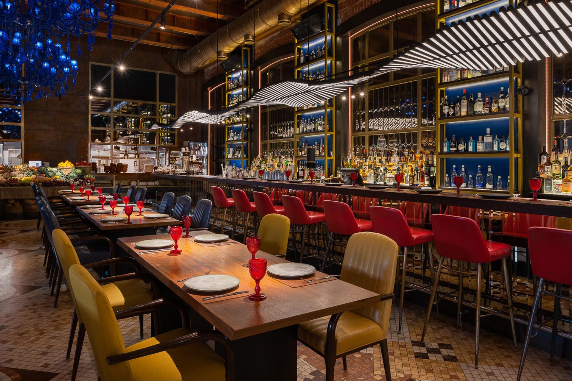 Интерьер ресторана «КрабыКутабы»