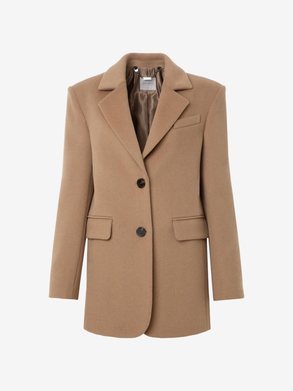 Пальто-жакет из шерсти с мембраной, Pompa