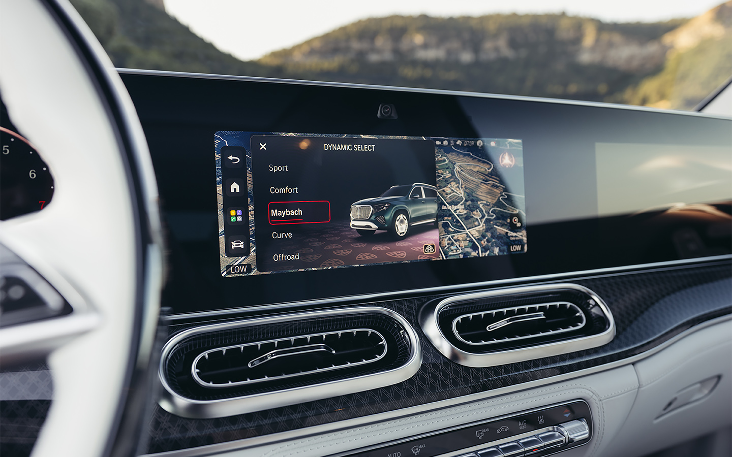В эксклюзивном режиме Maybach все настройки силового агрегата, подвески и трансмиссии помогают обеспечивать исключительную&nbsp;плавность&nbsp;хода
