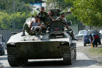 Война в Южной Осетии - фоторепортаж с места боев