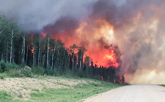 Лесные пожары в&nbsp;Канаде, июнь 2015 года

