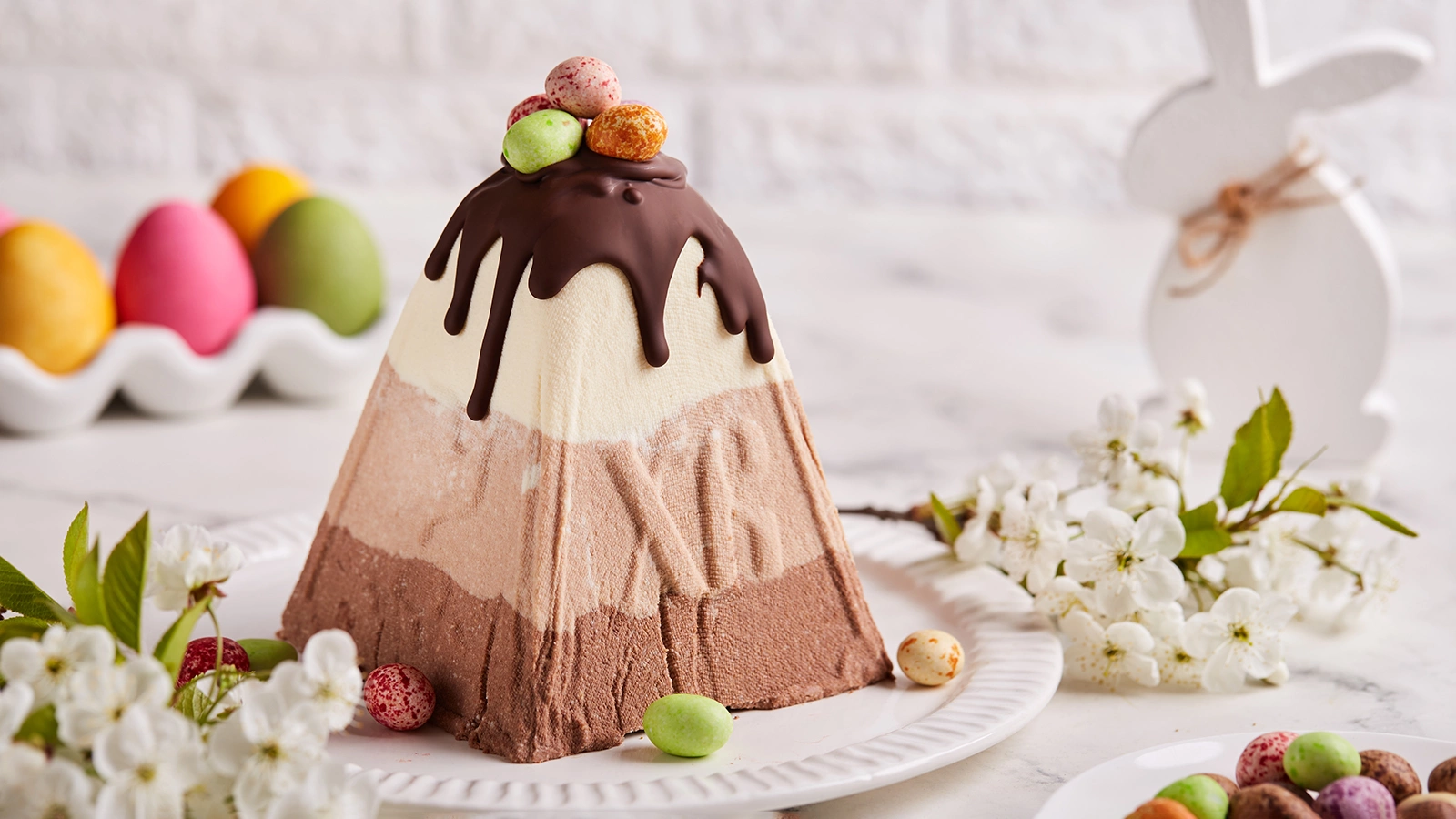 Пасха с треми видами шоколада