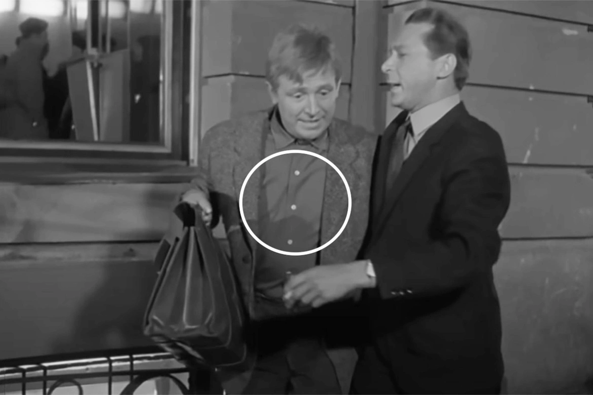 Кадр из фильма «Берегись автомобиля», режиссер Эльдар Рязанов, 1966 год