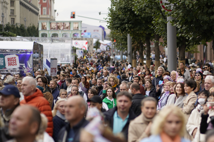 Тверская улица традиционно стала одной из главных площадок праздника