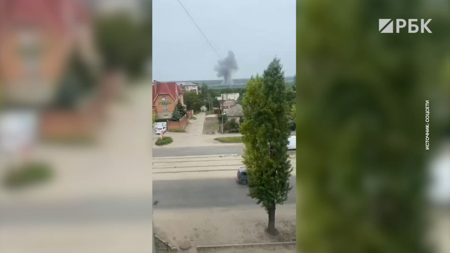 Как выглядят последствия ударов ракетами по Луганску. Видео