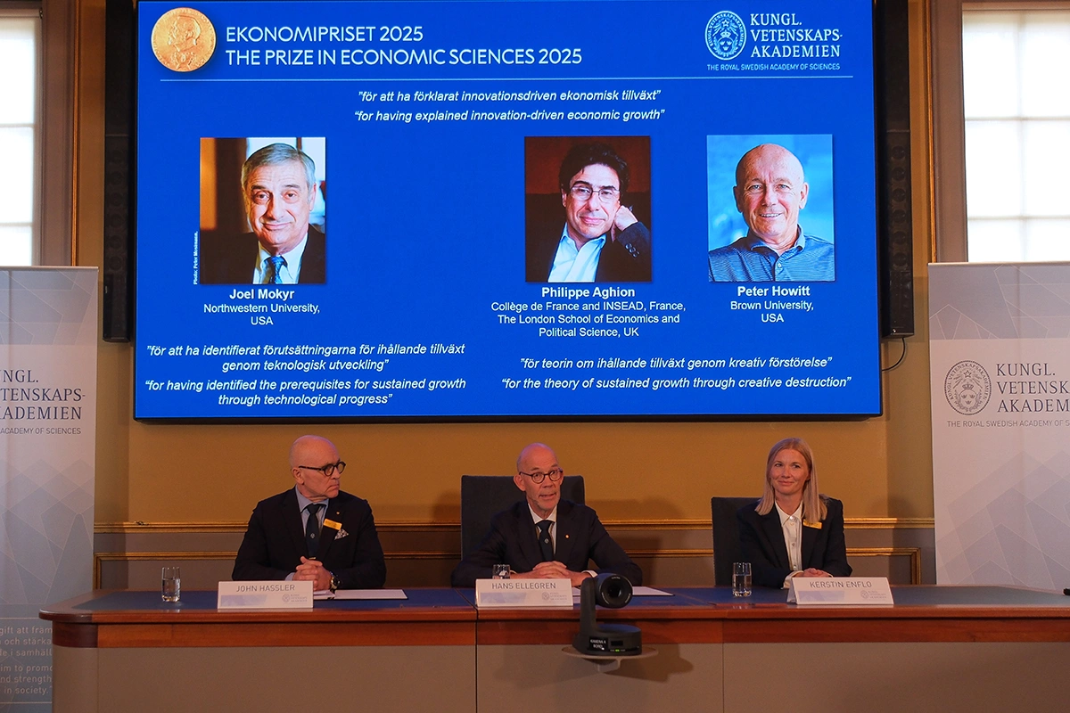 Лауреаты Нобелевской премии по экономике 2025 года
