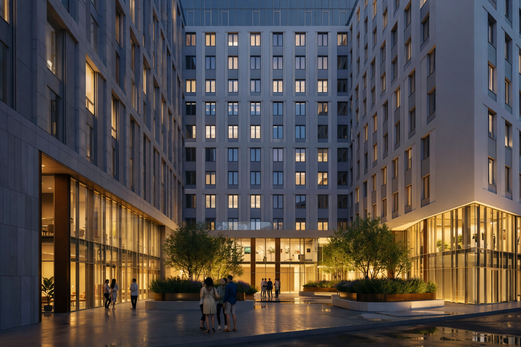 Рендер проекта SAAN на Цветочной улице