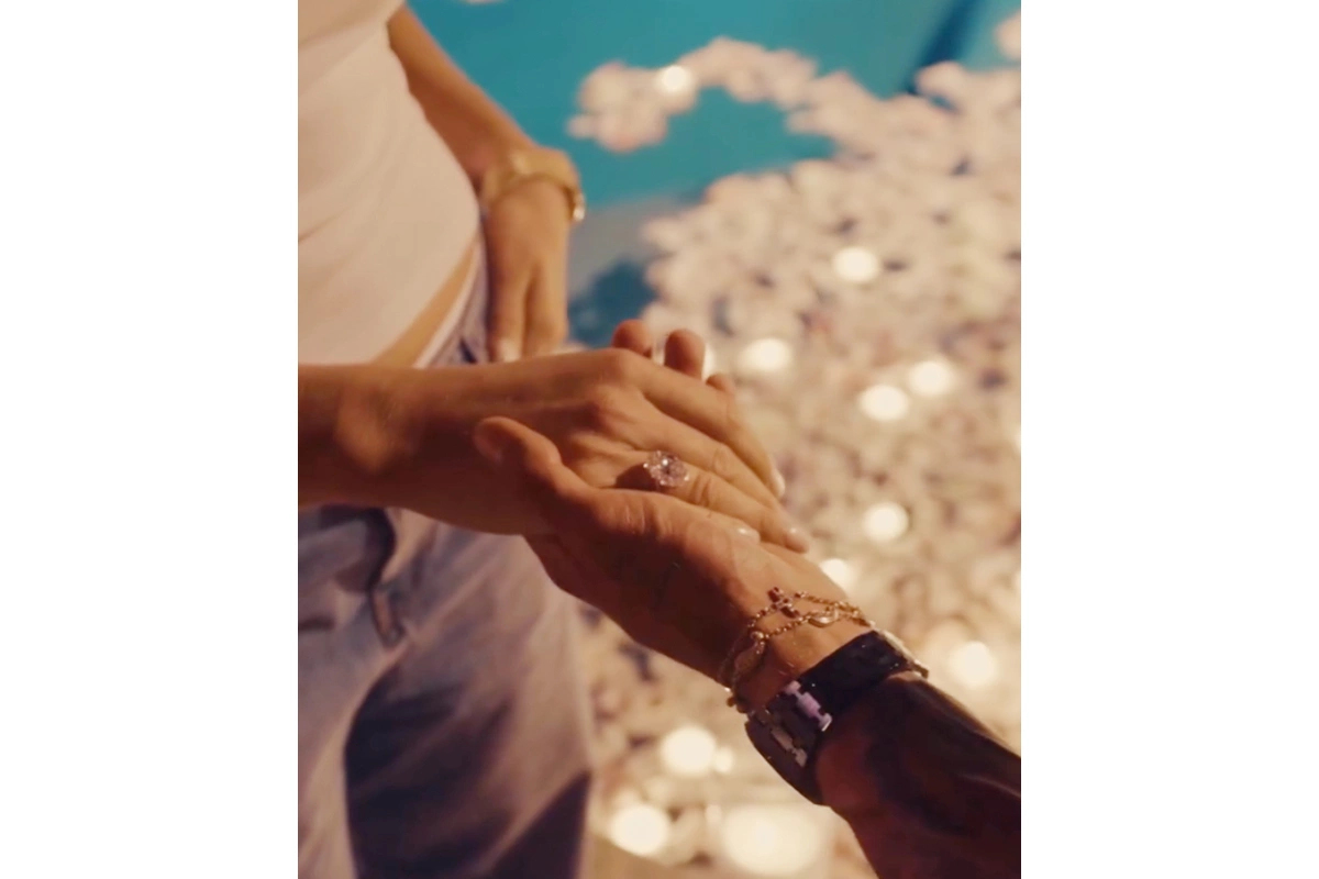 Помолвочное кольцо Арины Соболенко