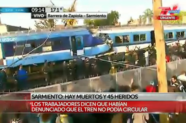 В Аргентине столкнулись два поезда: трое погибших, 150 раненых