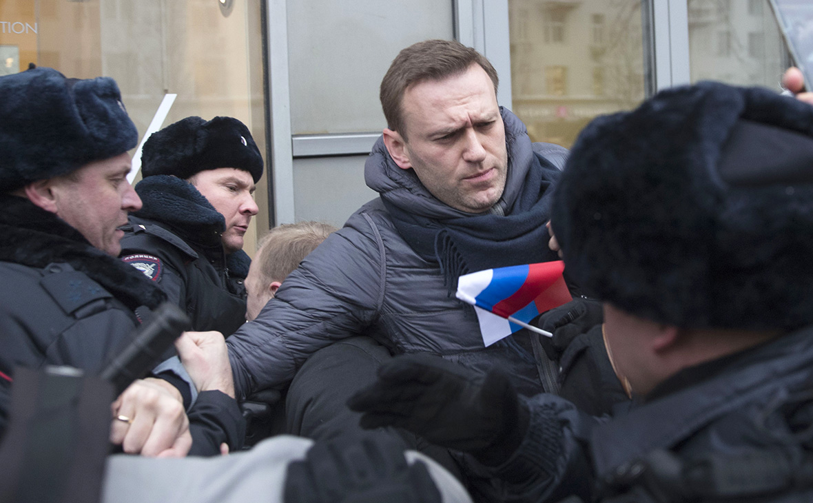 Задержание&nbsp;Алексея Навального. 28 января 2018 года