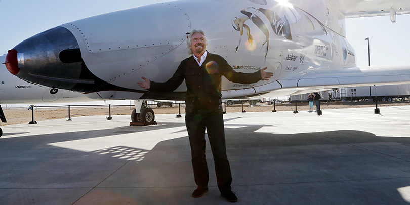 Миллиардер Ричард Брэнсон рассказал о желании стать космическим туристом