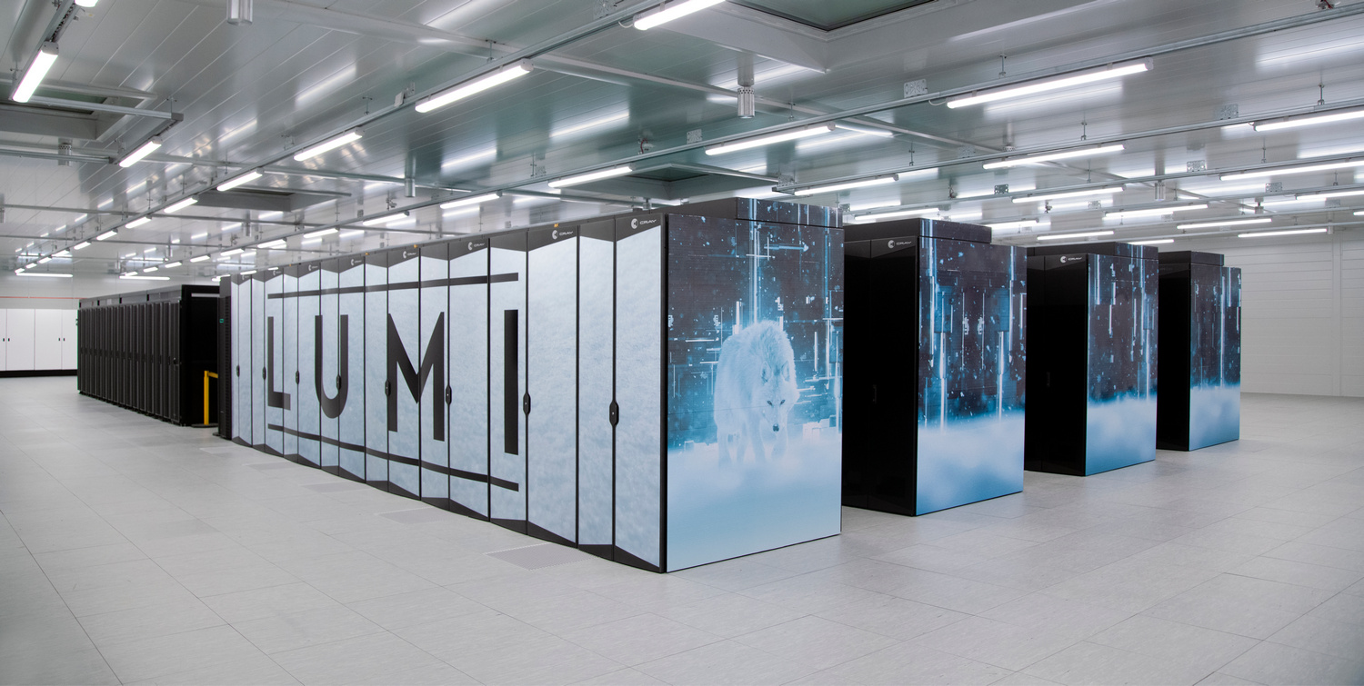 Финский суперкомпьютер Lumi