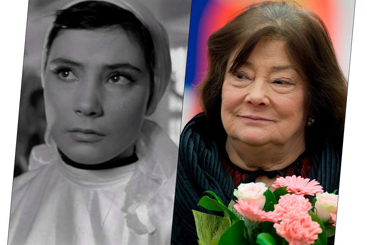 Татьяна Самойлова в 1957 году и 2009 году