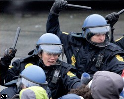 Полиция в Копенгагене задержала около 230 демонстрантов