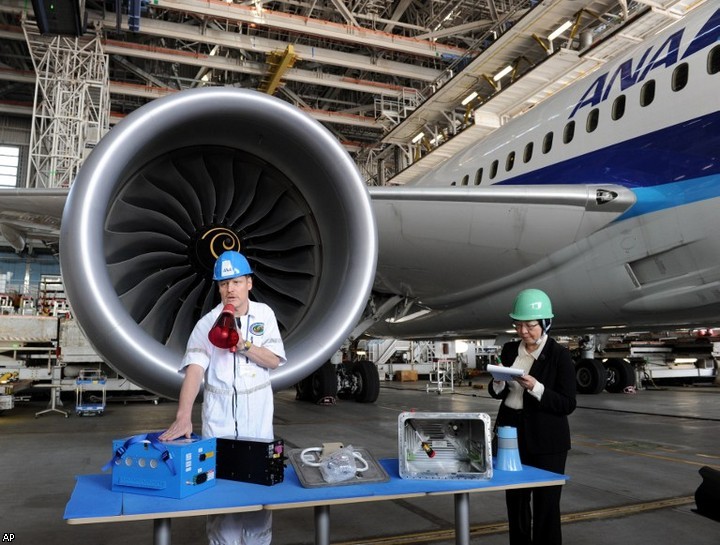 Испытания Boeing 787 Dreamliner в Японии