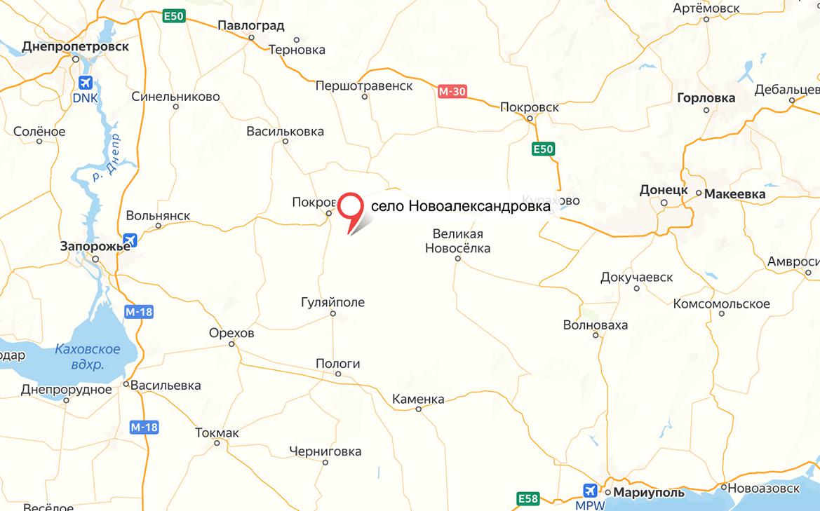 Российские войска заняли Новоалександровку