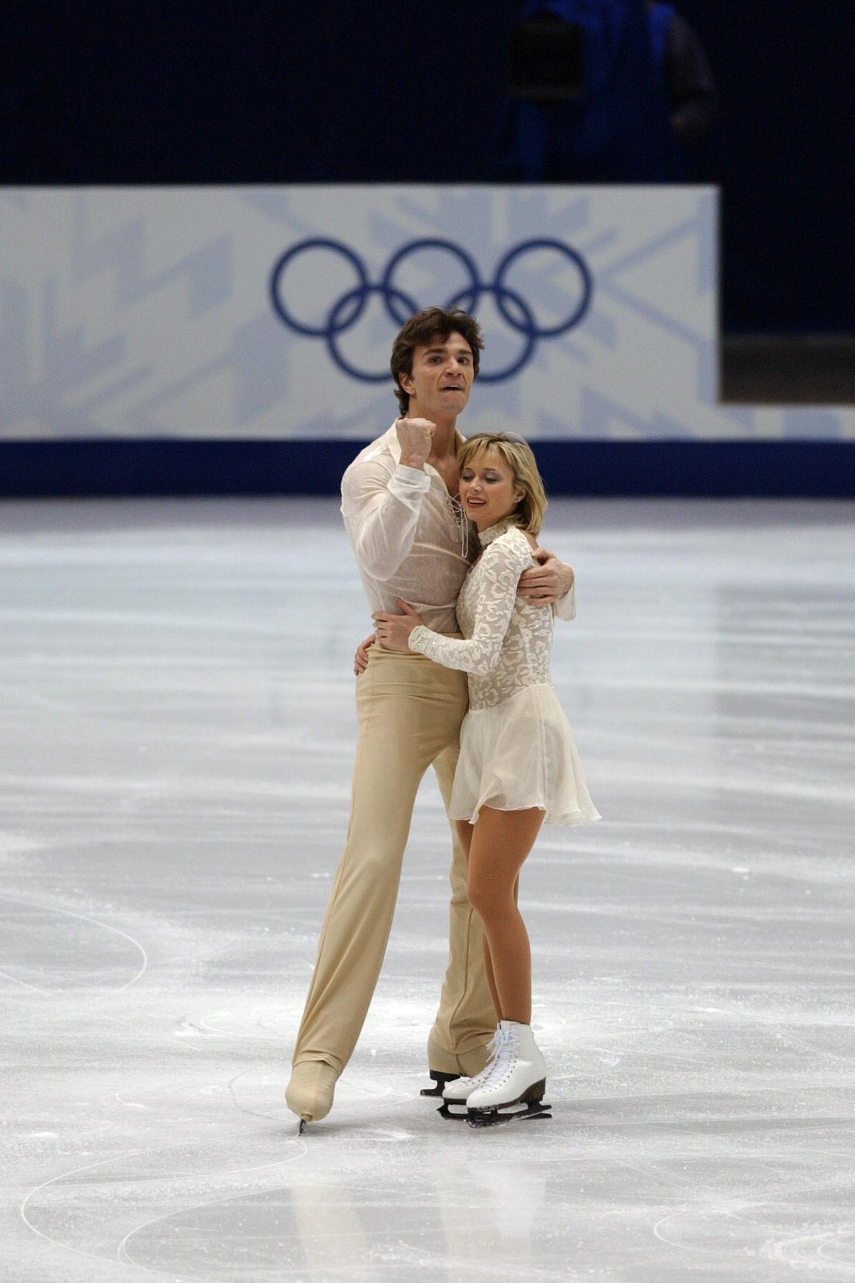 Антон Сихарулидзе&nbsp;и&nbsp;Елена Бережная на&nbsp;Олимпиаде&nbsp;в Солт-Лейк-Сити, 2002
