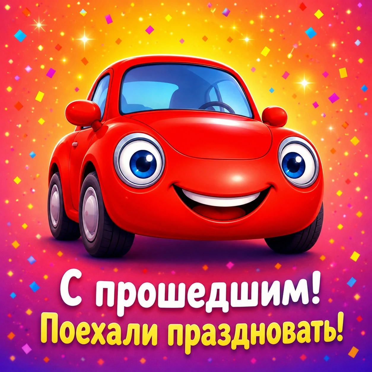 Прикольная открытка с прошедшим днем рождения мужчине