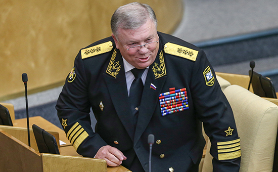 Глава думского комитета по обороне адмирал Владимир Комоедов


