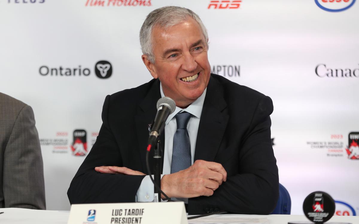 Президент IIHF Люк Тардиф