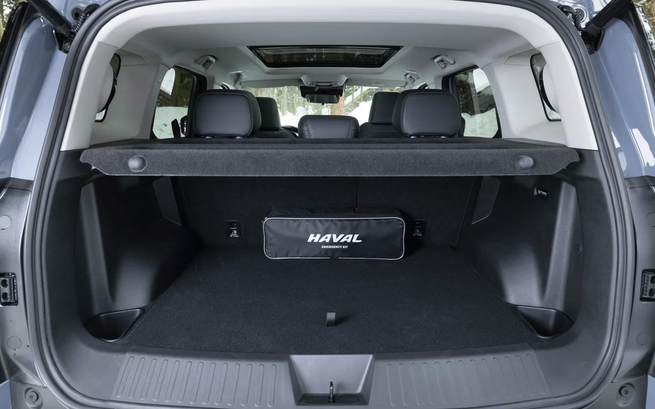 У обновленного Haval H3 есть верхняя жесткая багажная полка