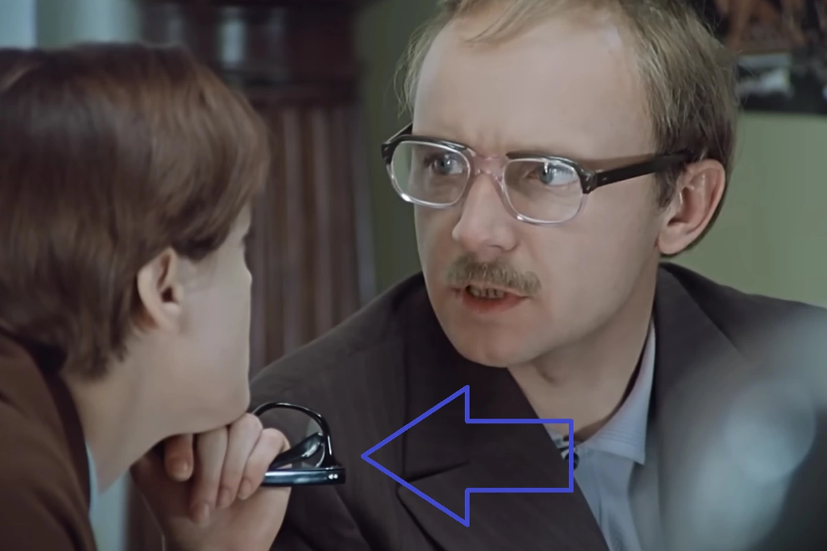Кадр из фильма «Служебный роман» (1977), режиссер Эльдар Рязанов