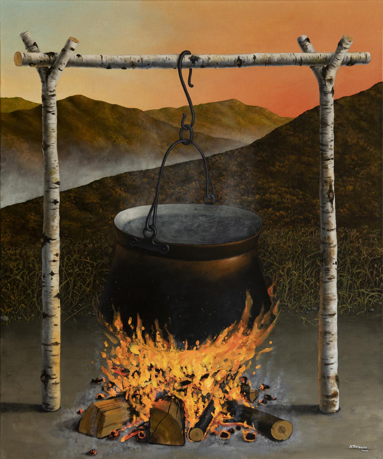 Антон Тотибадзе, «Котел. Хевсуретия», 2024