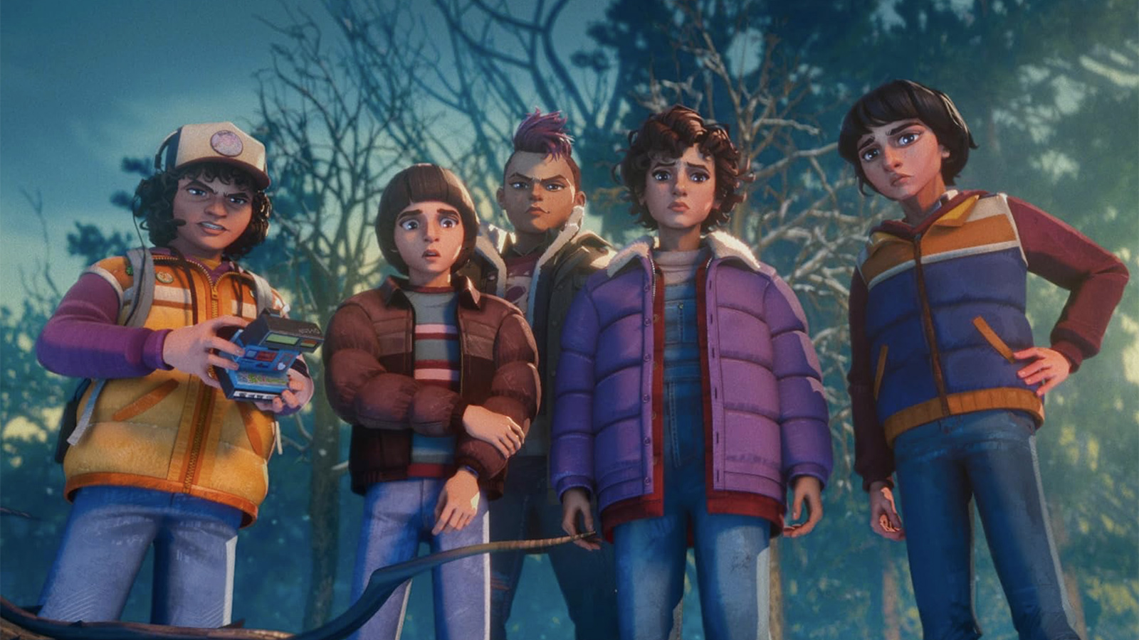 Кадр из мультсериала «Очень странные дела: Истории из 85-го»