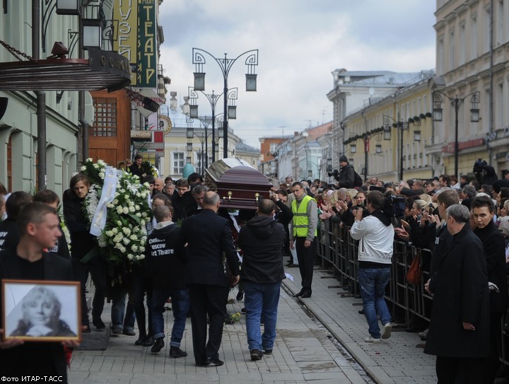 В Москве простились с Мариной Голуб