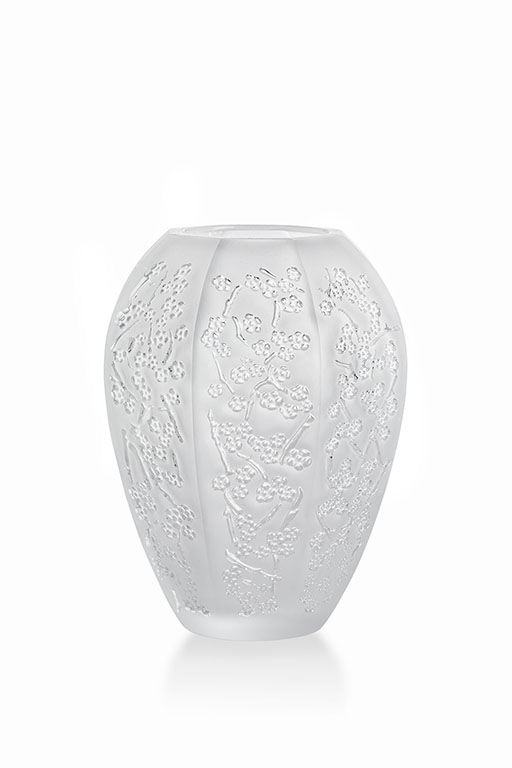 Ваза &laquo;Сакура&raquo;, белый хрусталь, 14 см, 49 650 руб., Lalique