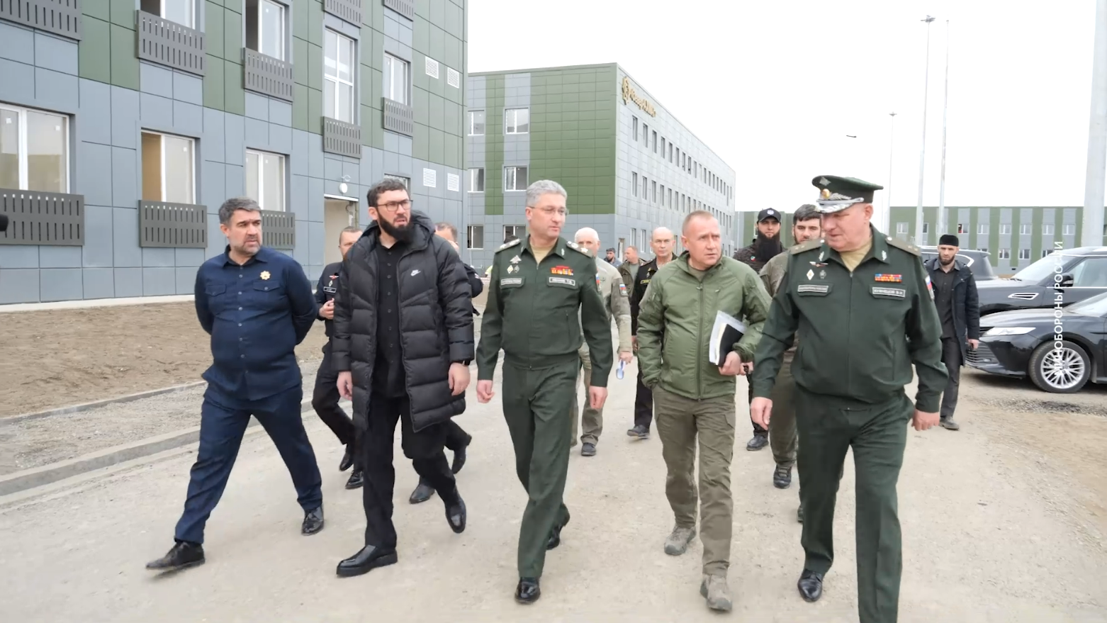Минобороны рассказало о ходе строительства военного городка в Чечне