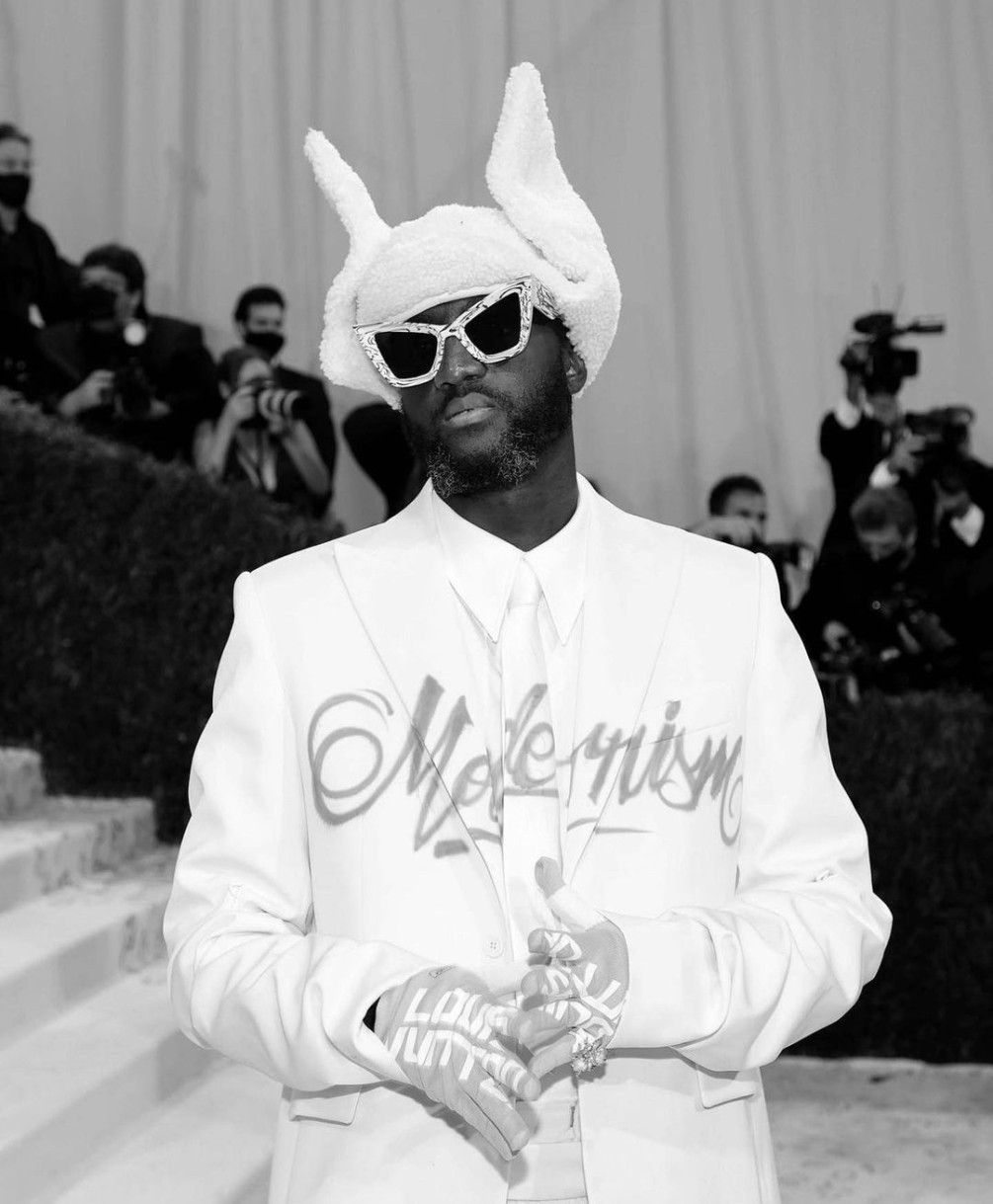 Вирджил Абло в Louis Vuitton на Met Gala, сентябрь 2021