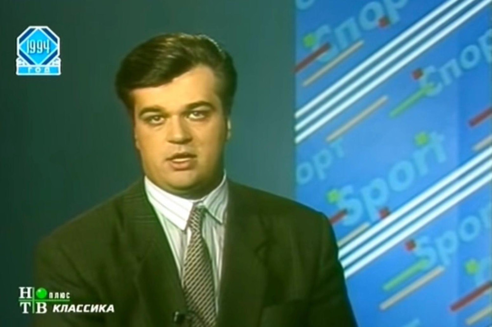 Кадр из выпуска «Футбольного клуба» от 9 октября 1994 года