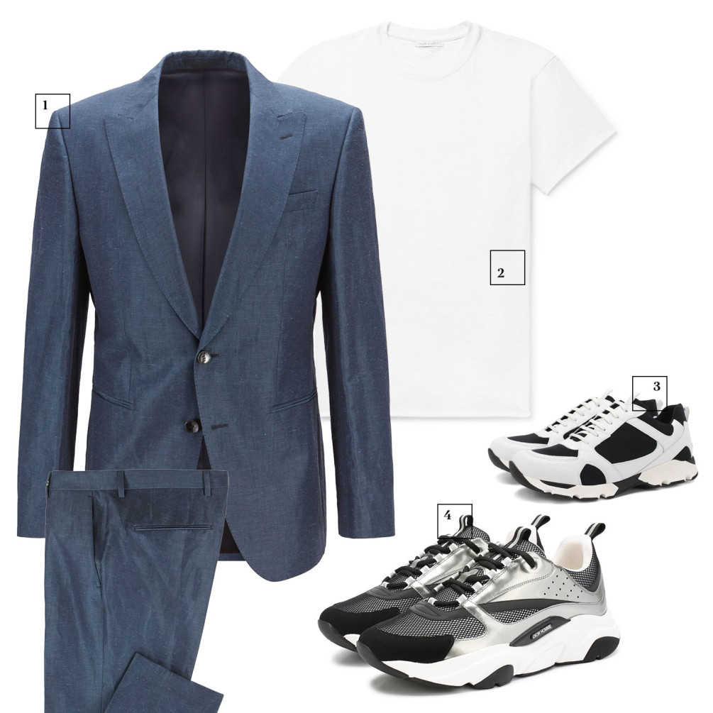 
	Boss, цена по запросу
	John Elliott (Mr. Porter), 7629 руб.
	Dior (ЦУМ), 59 950 руб.
	Joshua Sanders (ЦУМ), 25 100 руб.

