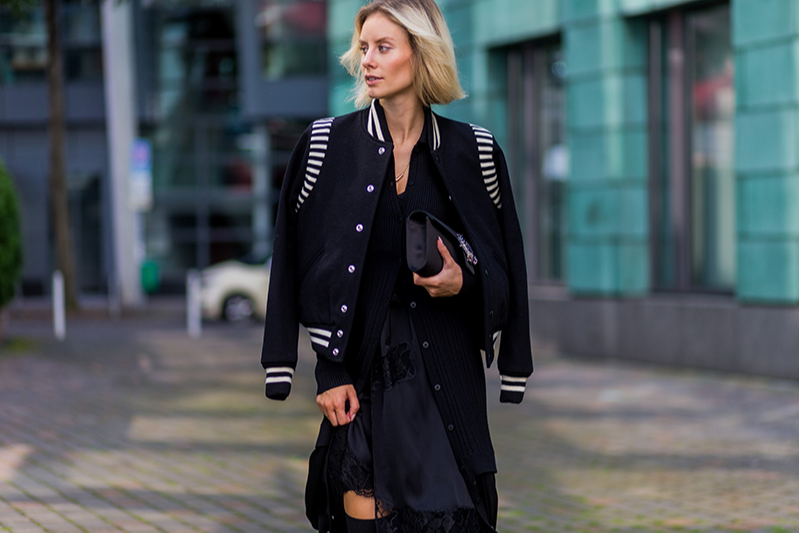 Платье Комбинация С Бомбером