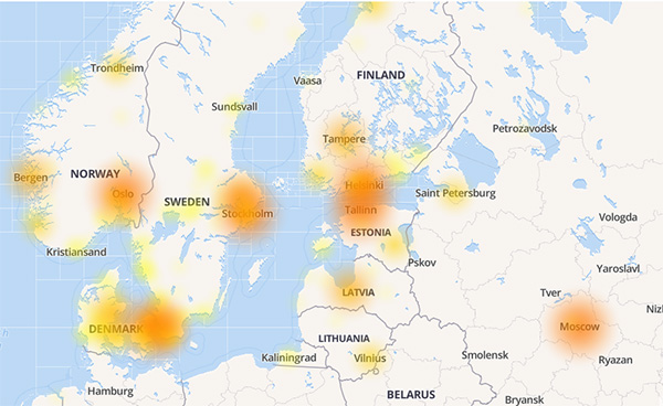 Фото: скриншот с сайта downdetector.ru 18.05.2018