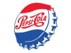 Логотип Pepsi в виде металлической крышки, 1950