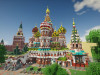 Собор Василия Блаженного, построенный в Minecraft