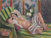 Анри Матисс. «Лежащая одалиска с магнолиями» (1923)