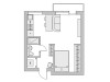 Школа дизайна: как на 29 квадратных метрах сделать двухкомнатную квартиру. Часть 1