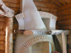 Дача в древнерусском стиле: из бревен и мха