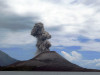 Вулкан Кракатау в Индонезии, 7 февраля 2008 год